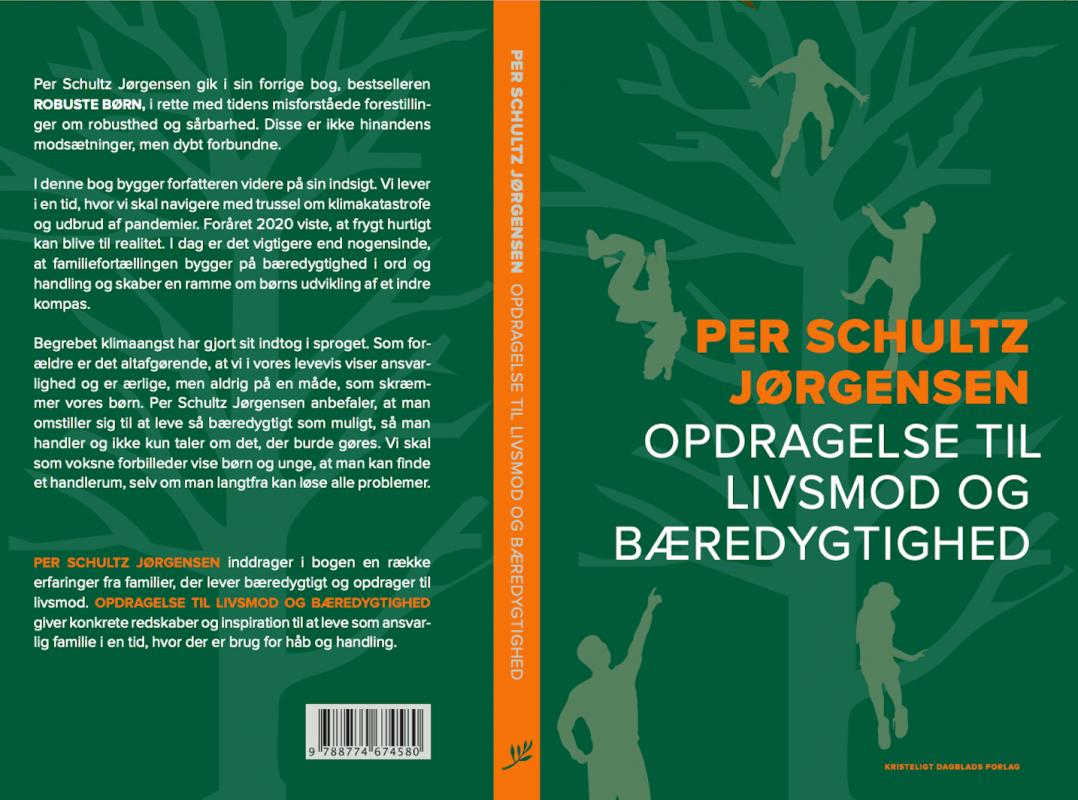 omslag bog Per Schultz Jørgensen Opdragelse til livsmod og bæredygtighed